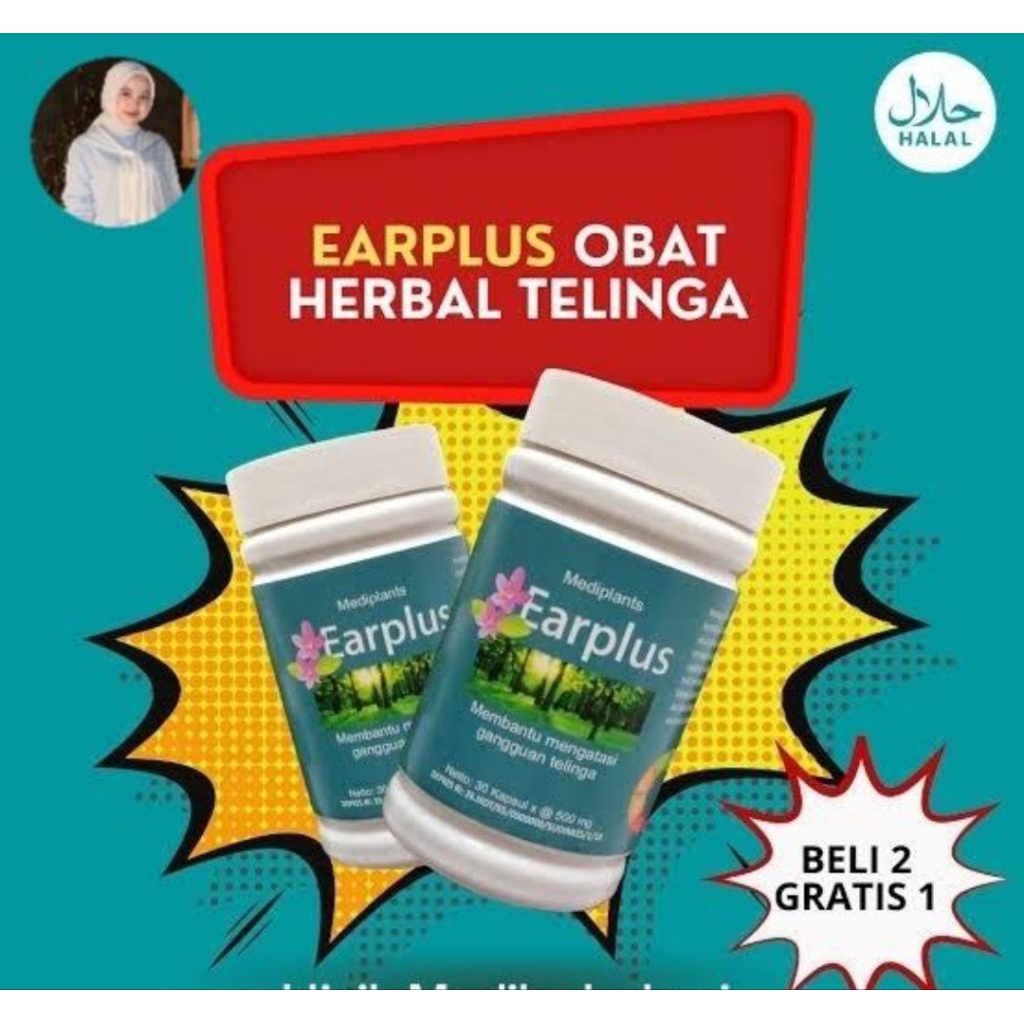 Terbaru EARPLUS Obat asli Herbal Telinga Berdenging Untuk Anak dan Dewasa
