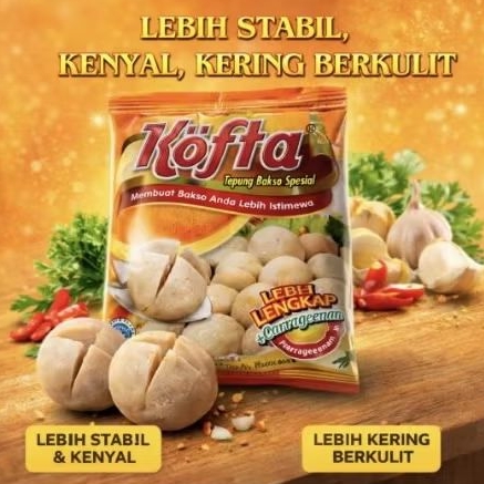 Kofta Tepung Pengenyal Bakso Penggaring Perenyah Penstabil Bakso Lebih Istimewa