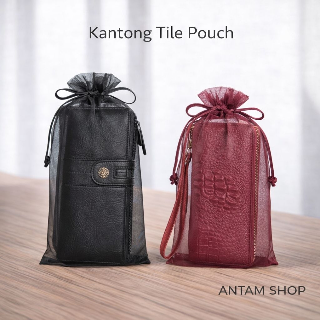 Kantong Tile Souvenir Ukuran 13 x 25 Cm Kantong Tile Kemasan Souvenir Pouch