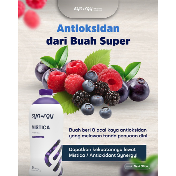 MISTICA Synergy Minuman Kesehatan untuk Jantung dan Kolesterol Normal