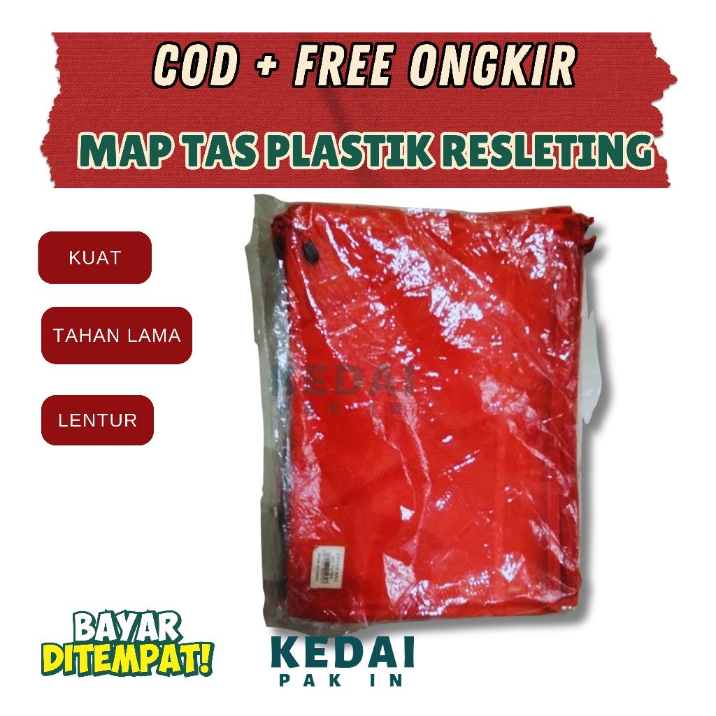 MAP TAS PLASTIK RESLETING