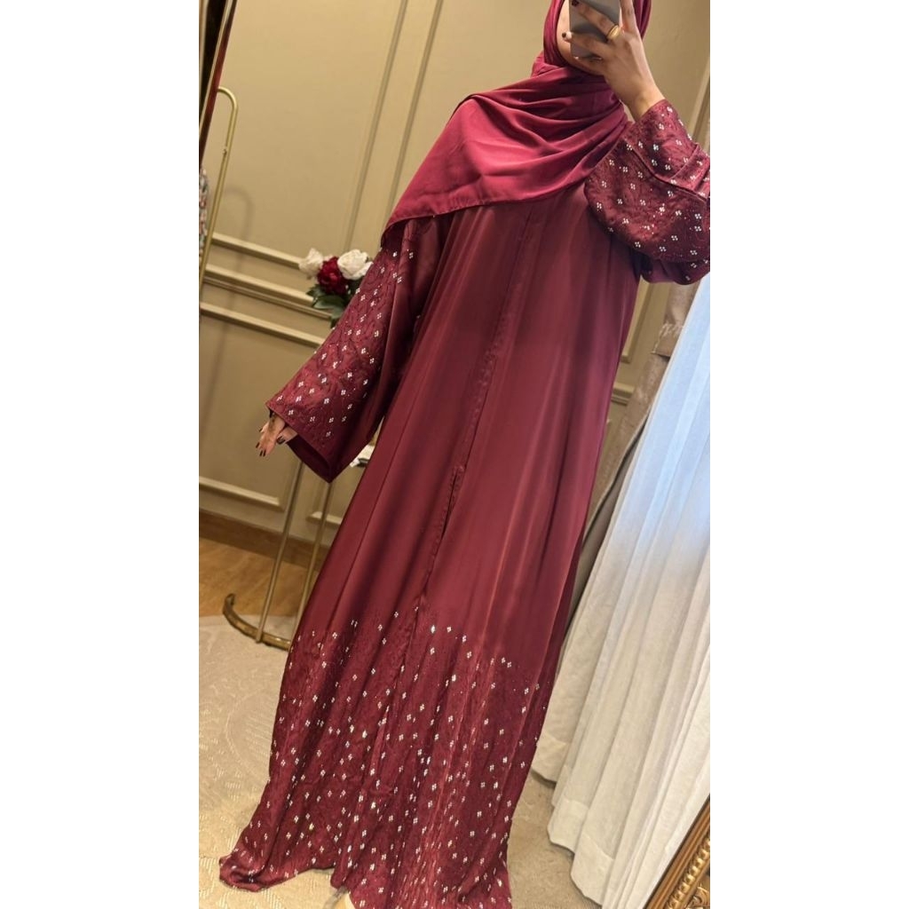 ABAYA DUBAI / ABAYA RUBY MAROON