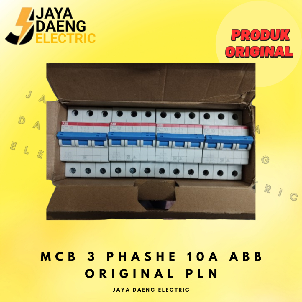 MCB 3 PHASHE 10A ABB ORIGINAL PLN