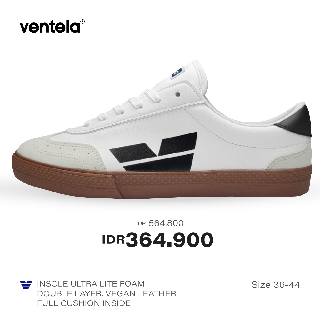 Ventela Olympic Low White Brown