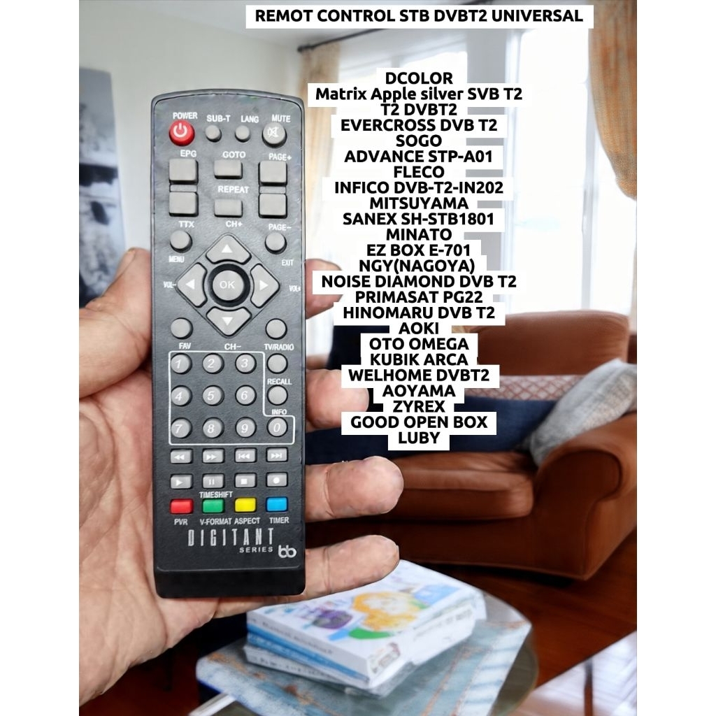 REMOT SET TOP BOX STB LUBY UNIVERSAL