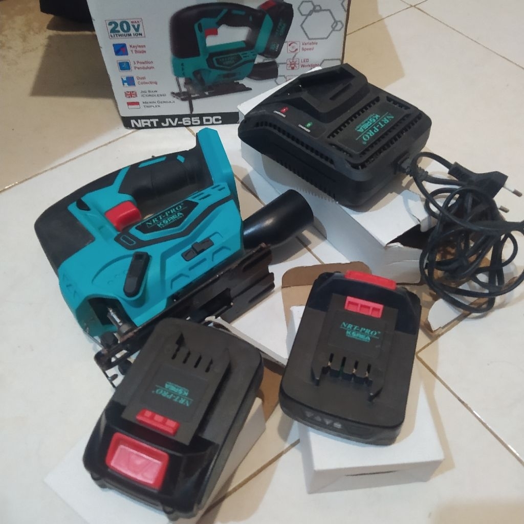 Gergaji / Jigsaw Cordless (Bateray)Merk NRT Pro (second)