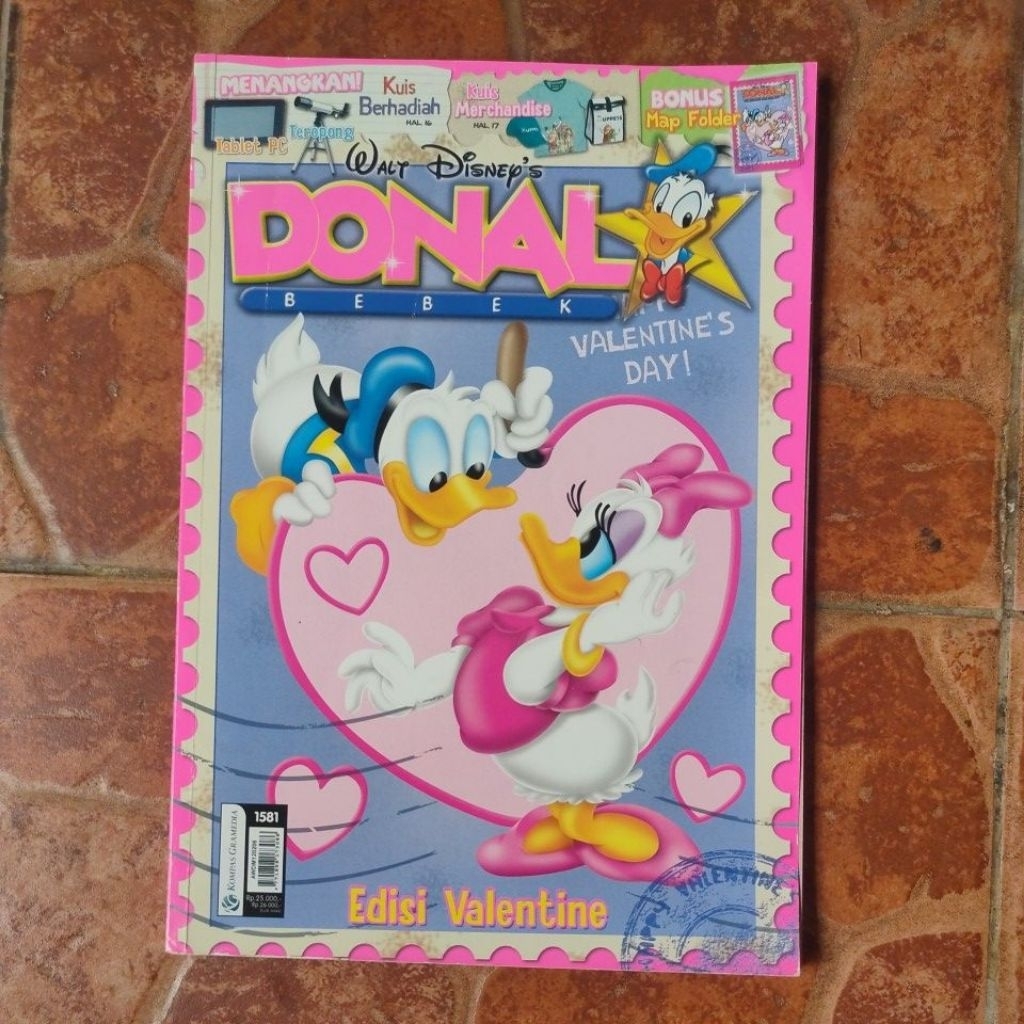 WALT DISNEY'S DONAL BEBEK VALENTINE'S DAY EDISI VALENTINE