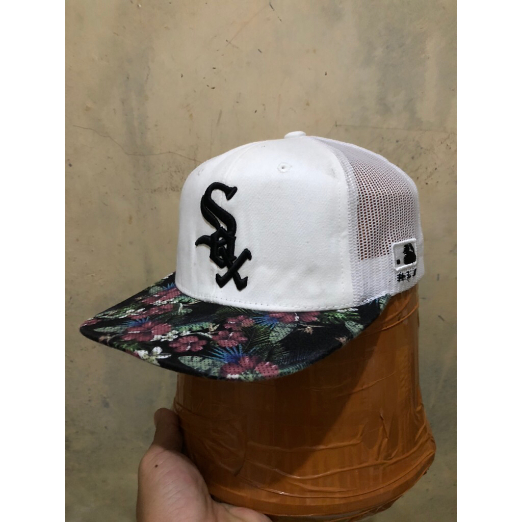 caps truker mlb sox orgnal second