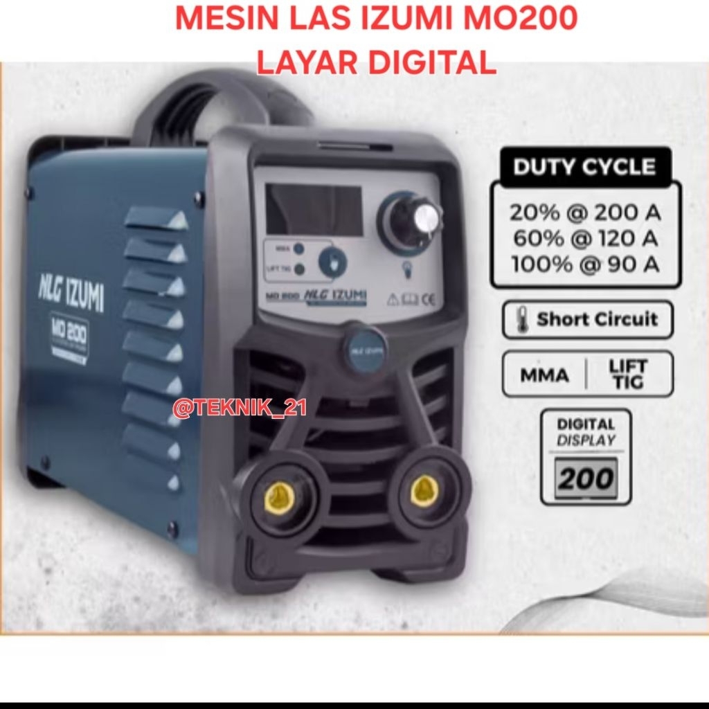 TRAVO LAS IZUMI 200 AMPER MESIN LAS IZUMI MO200