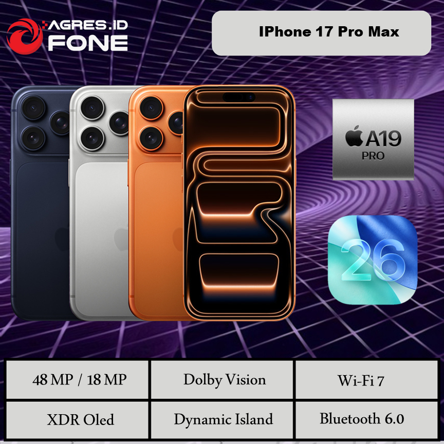 Apple IPhone 17 Pro Max (256GB, 512GB, 1TB, 2TB)