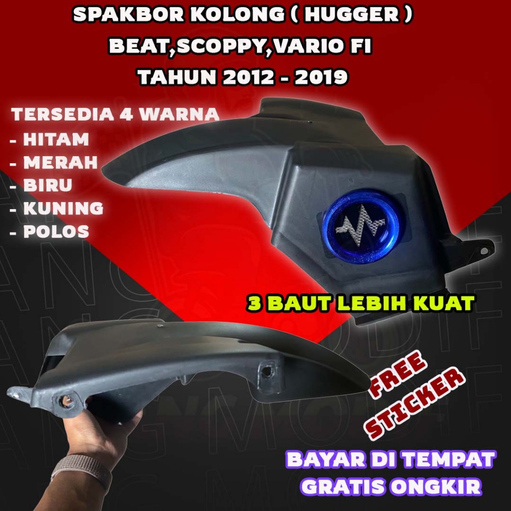 SPAKBOR KOLONG BEAT FI 2012 - 2019 HUGGER BEAT FI ESP SPAKBOR KOLONG SCOOPY SPAKBOR KOLONG VARIO 11O