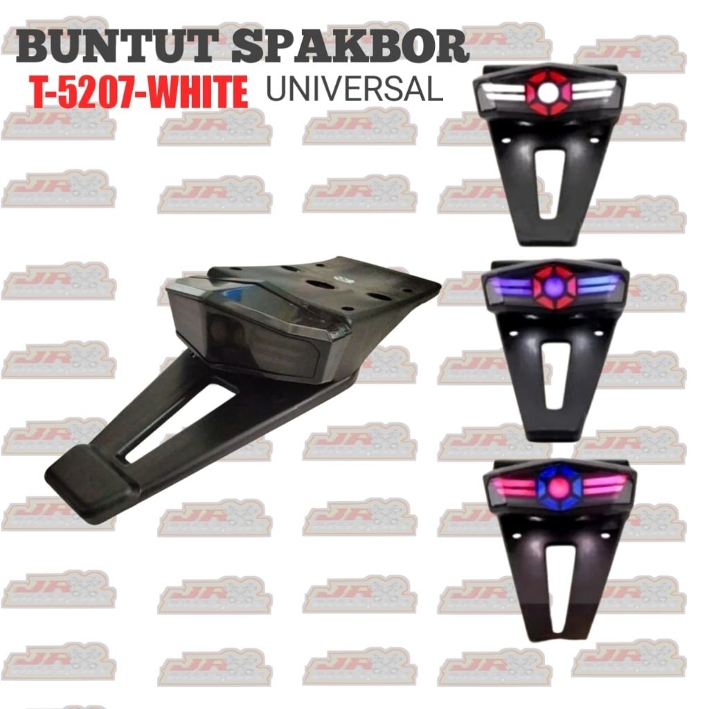 LAMPU STOP LED KLX D-TRACKER 3 IN 1 SPAKBOR BELAKANG KLX D-TRACKER T-5207 WHITE