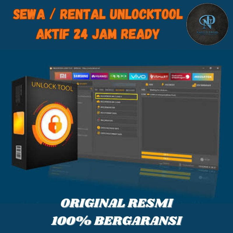 AKUN UNLOCKTOOL 6 JAM