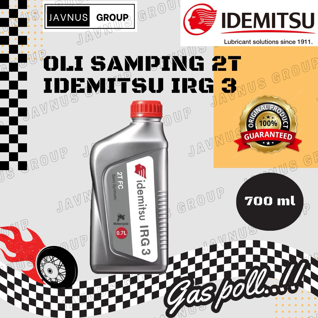 Oli samping Idemitsu IRG3 2T 100% Original Oli Samping Idemitsu