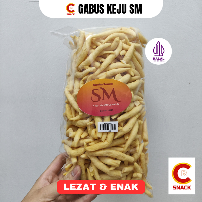 GABUS KEJU SM 300g Gurih Enak Halal Renyah Snack Telur Gabus Keju Spesial Lumer di Mulut