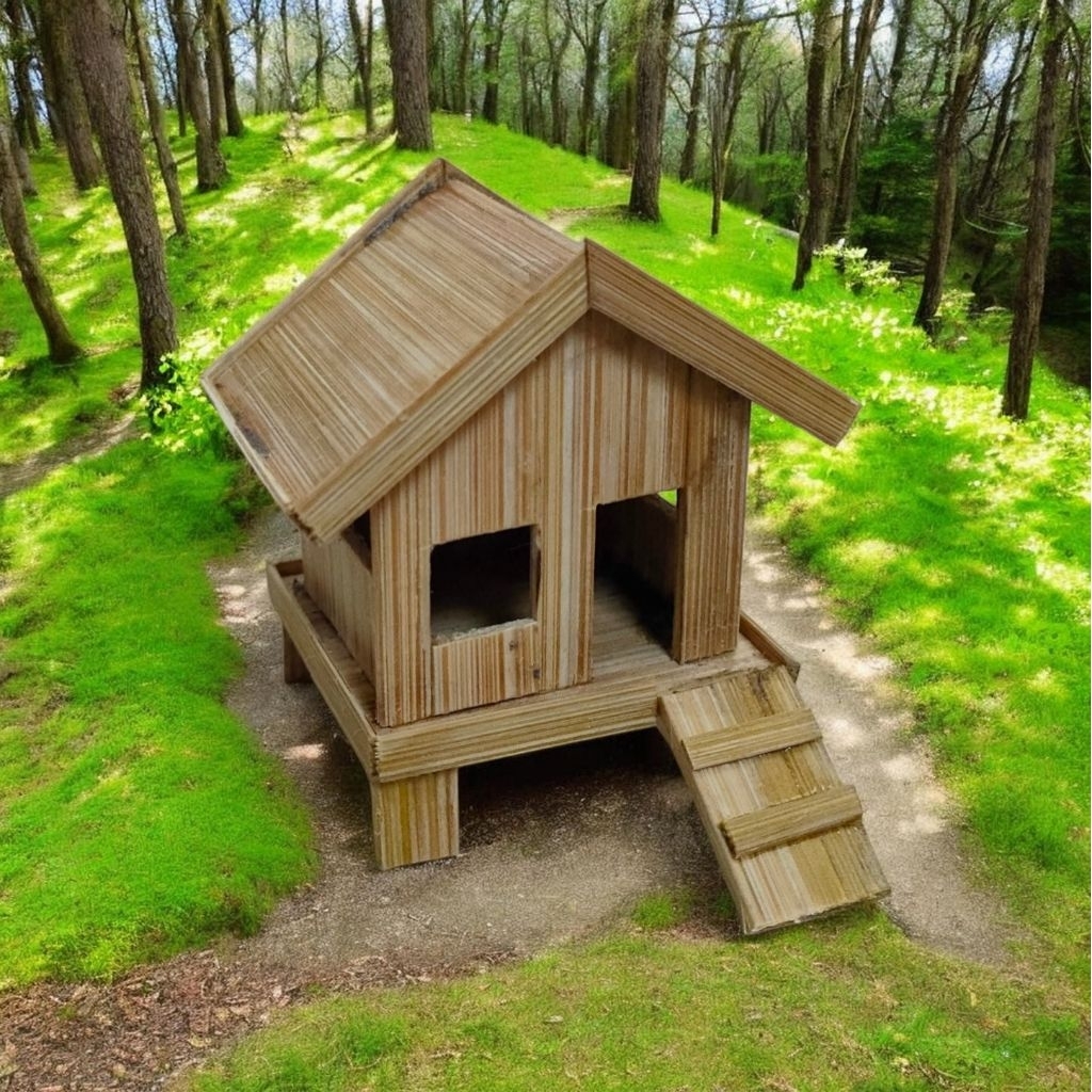 Miniatur rumah aquarium,rumah kelomang,rumah mainan