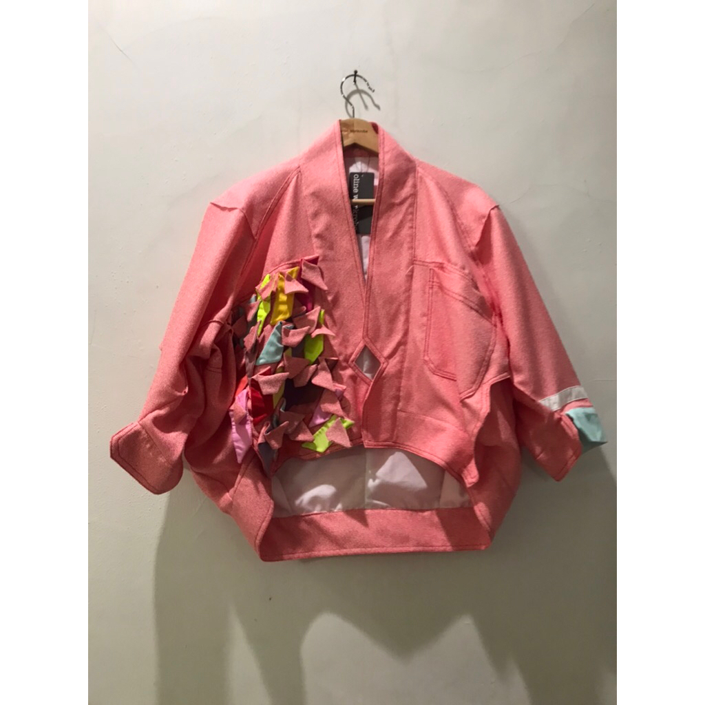 OLINE WORKROBE - PATCHY PLAYFULL OUTER IN RED