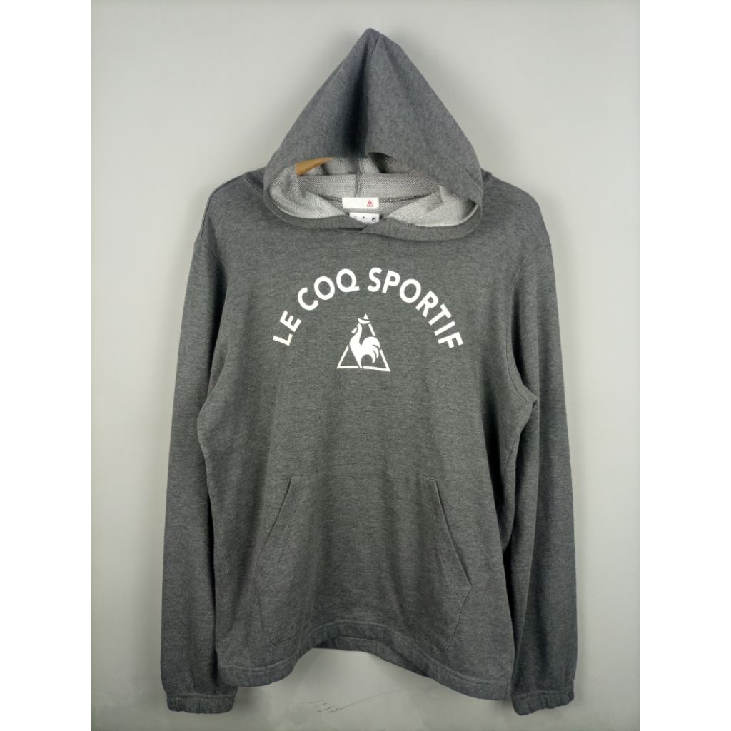 Jaket Hodie Le Coq Sportif Original_Abu-Abu_Size L