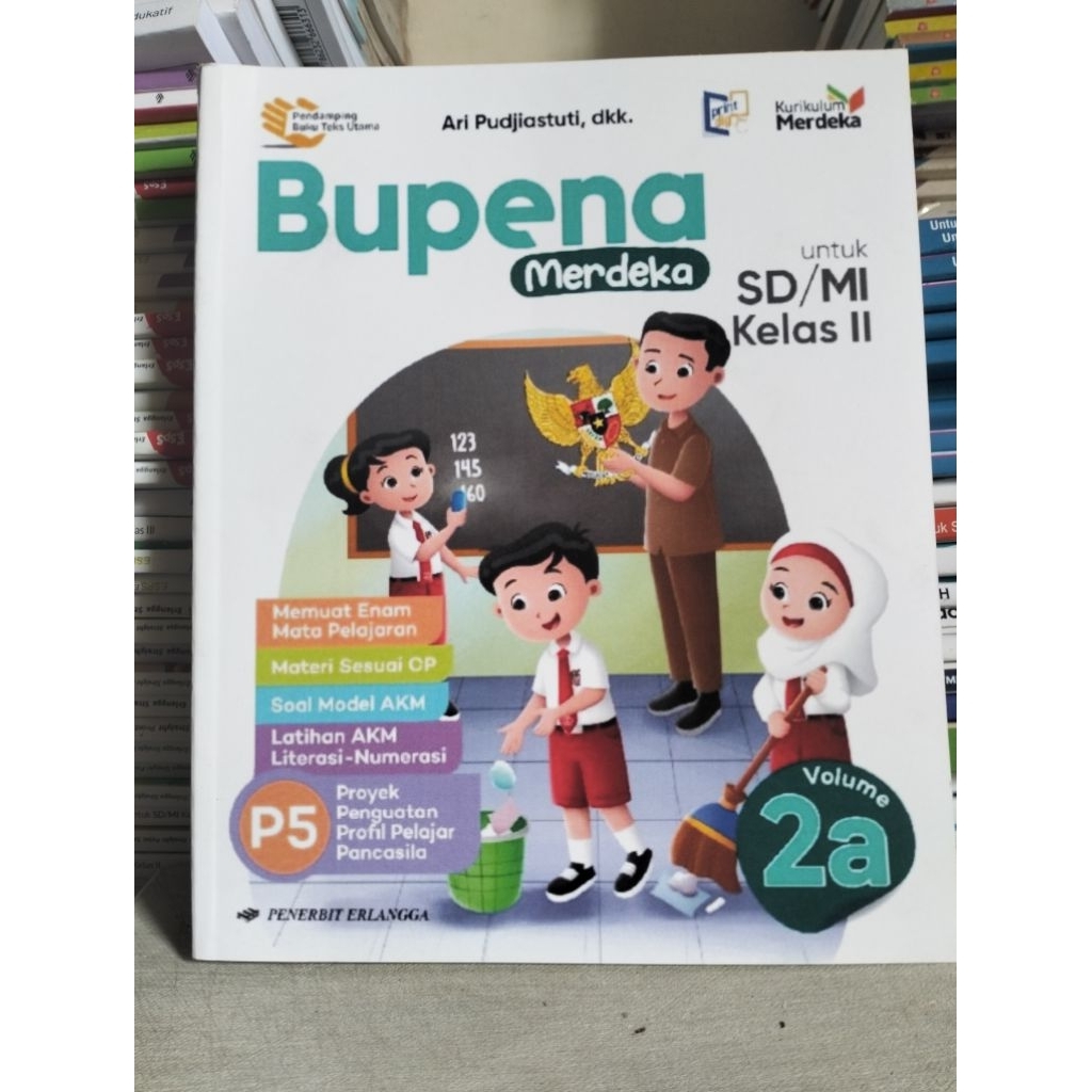 buku bupena p5 kelas 2A Erlangga