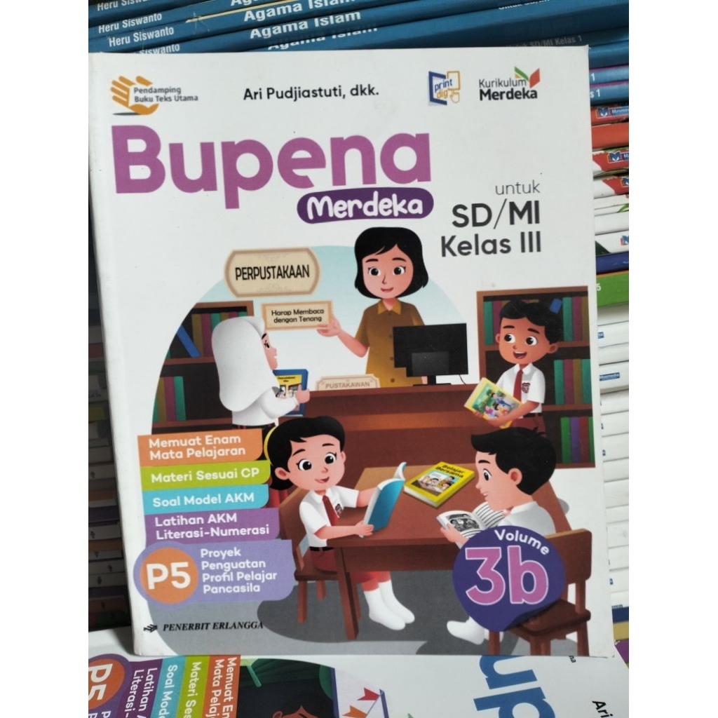 buku bupena p5 kelas 3B Erlangga