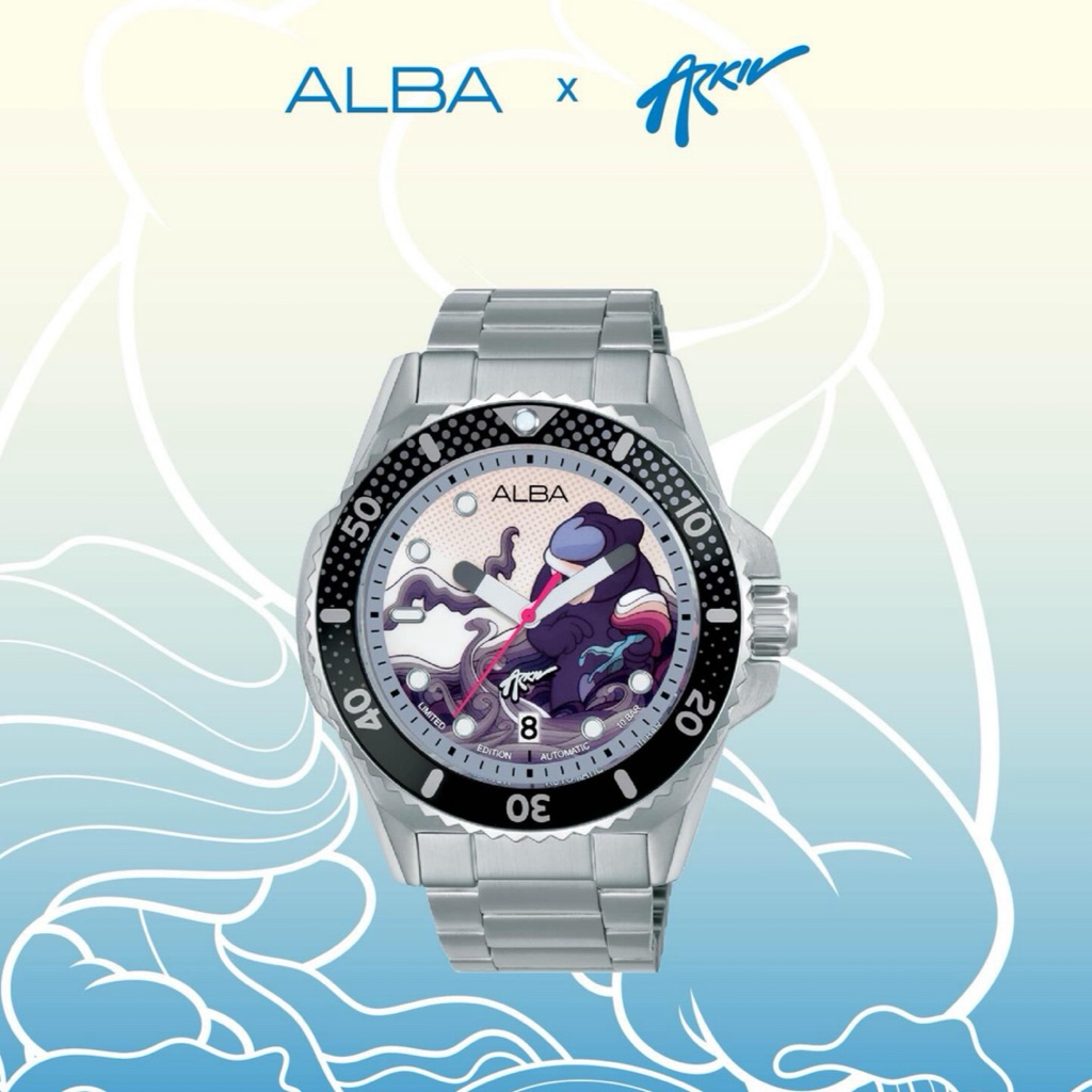 NEW | Jam Tangan Pria ALBA X ARKIV SEA OF COLOUR LIMITED EDITION AUTOMATIC AU4079 AU4079X1 (ORIGINAL