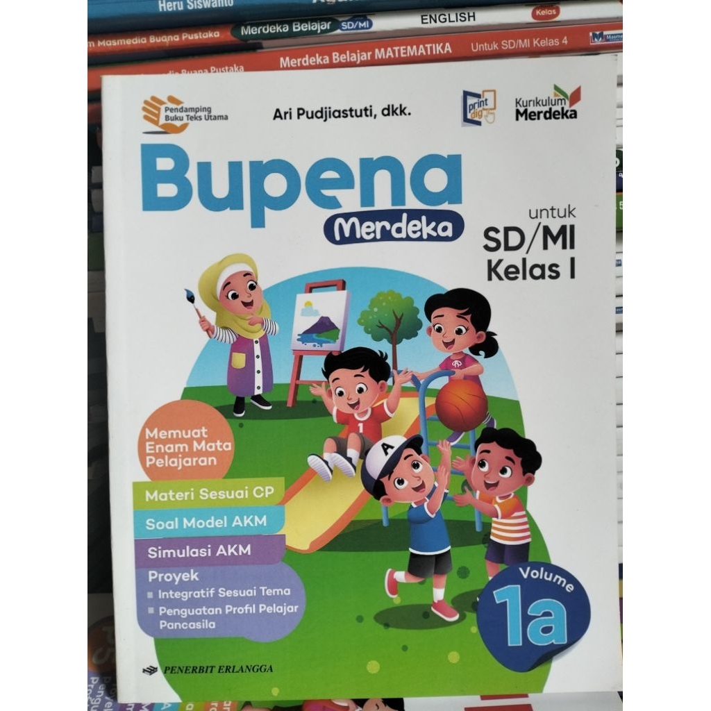 buku bupena p5 kelas 1A Erlangga