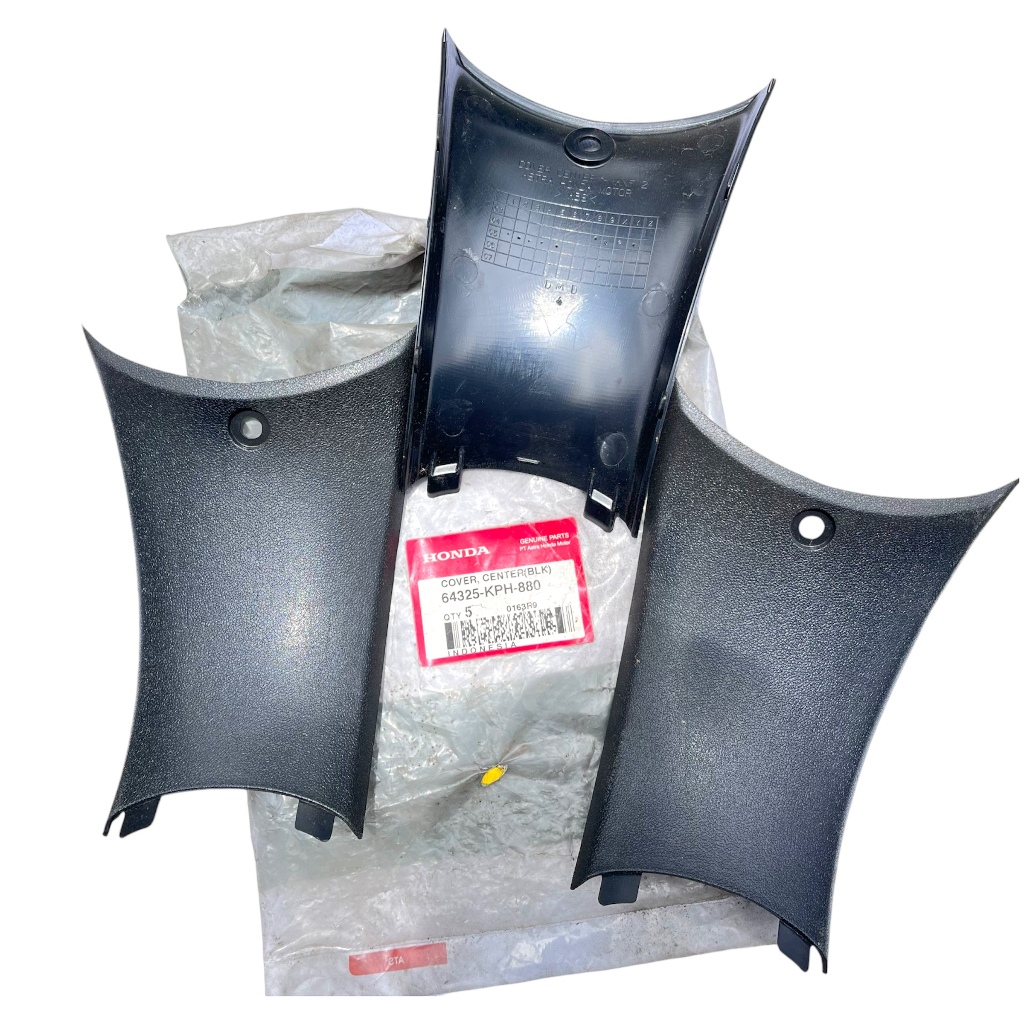 ￼￼Cover Center tutup Rangka Legsil Tengah Bawah Supra X 125 Batmen Betmen Original Honda AHM64325-KP