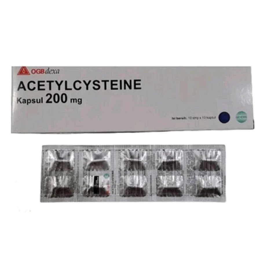 ACETYLCYSTEINE OGB DEXA MEDICA 200 MG
