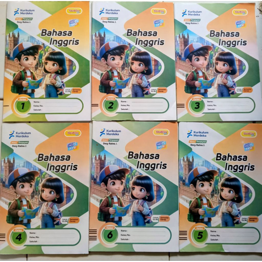 LKS Bahasa Inggris SD/MI Karakter Prima Semester 2