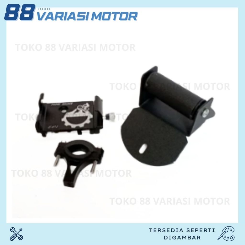 PAKET HOLDER GPS HP NMAX NEW PHONE HOLDER ALUMUNIUM STANG MOTOR BRAKET BRACKET BREKET HOLDER HANDPHO