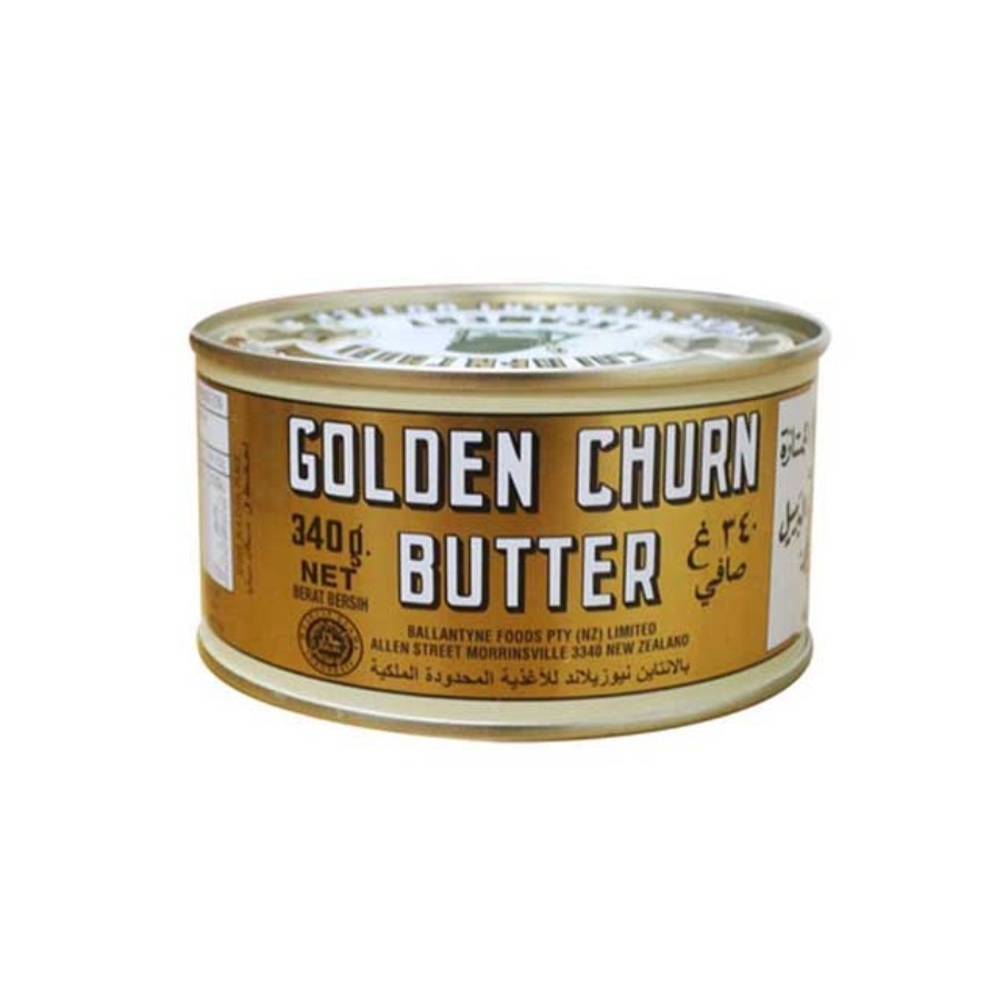 GOLDEN CHURN BUTTER TIN 340GRM / GOLDEN CHURN BUTTER