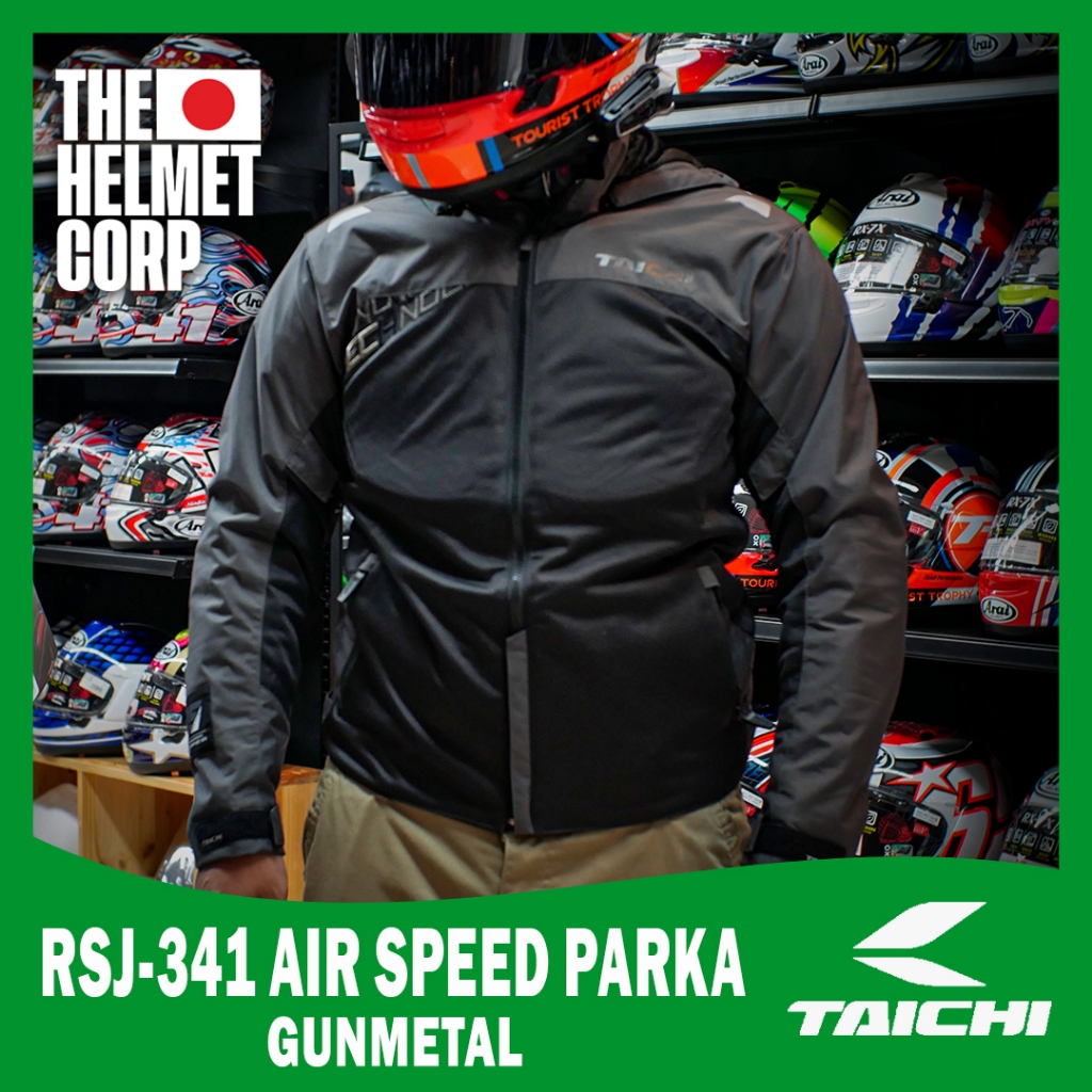 JACKET TAICHI RSJ-341 AIR SPEED PARKA GUNMETAL RS TAICHI JACKET