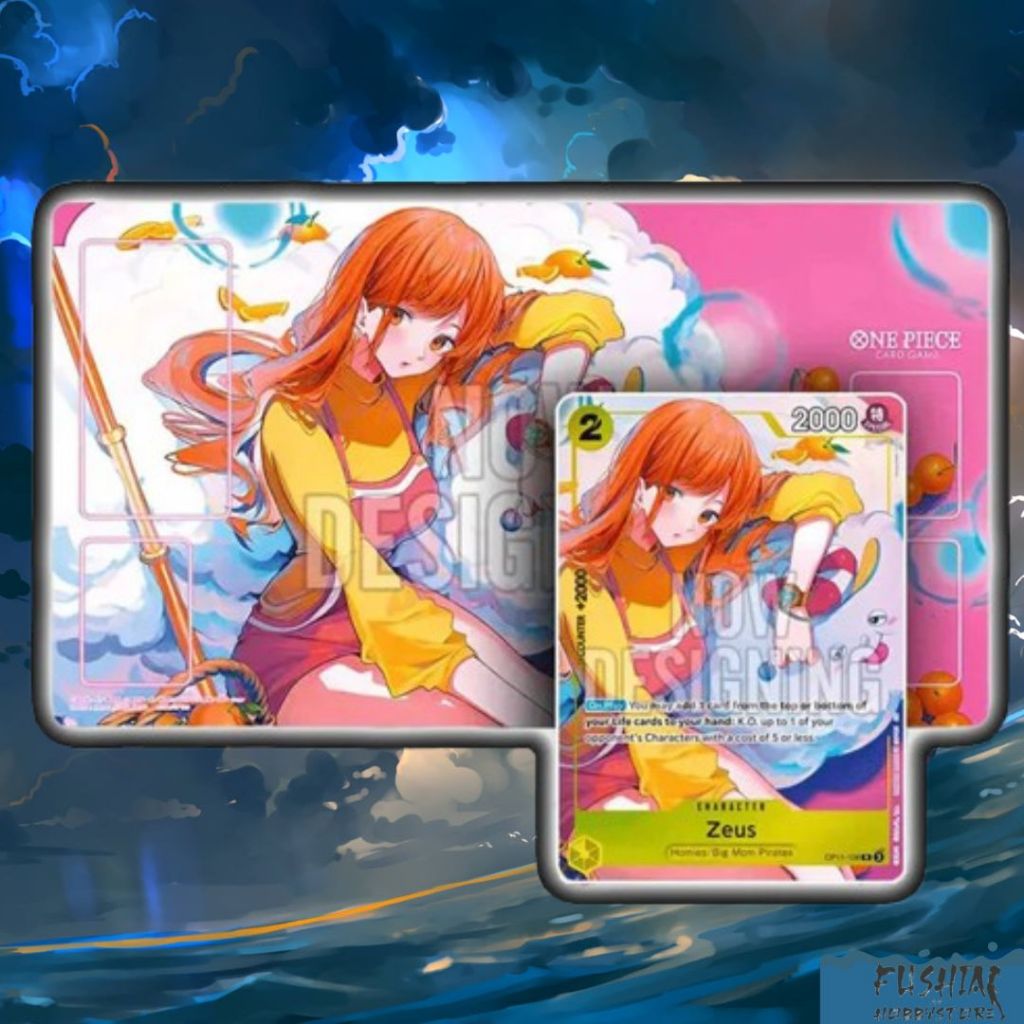Nami & Zeus Playmat & Kartu BANDAI CARD GAME Fest 24 - 25