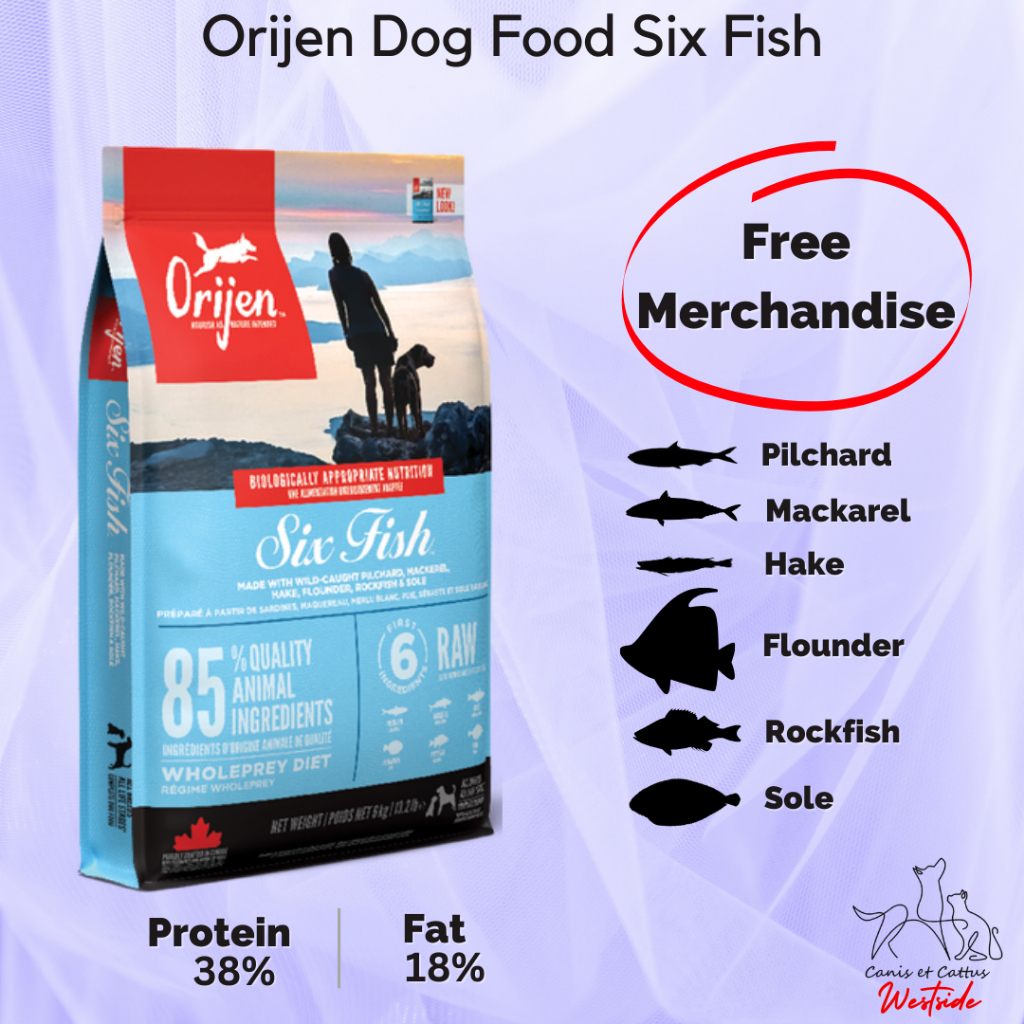 Orijen Six Fish 2 Kg (Dog Food)