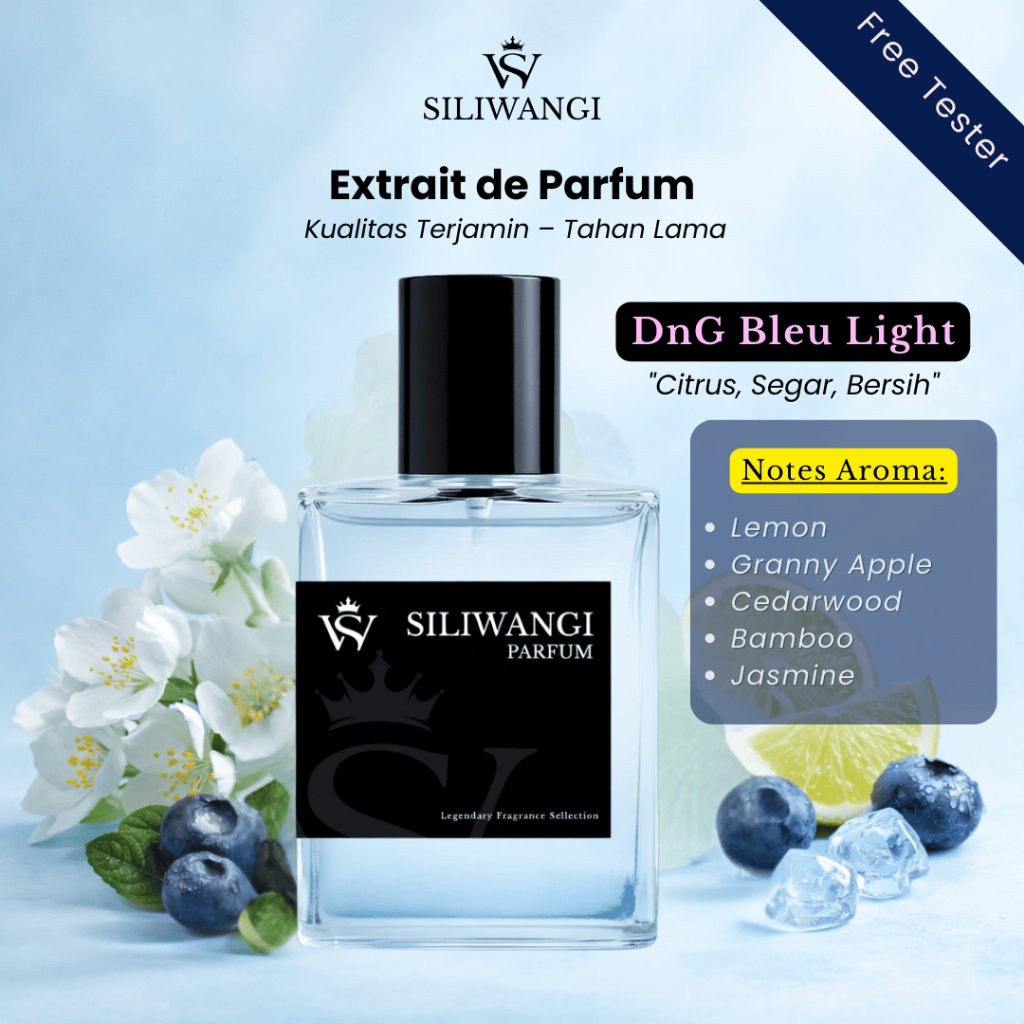 [Dng Bleu Light] Parfum Pria Wanita Wangi Tahan Lama Inspired ukuran 30 ml Inspired By Siliwangi Par