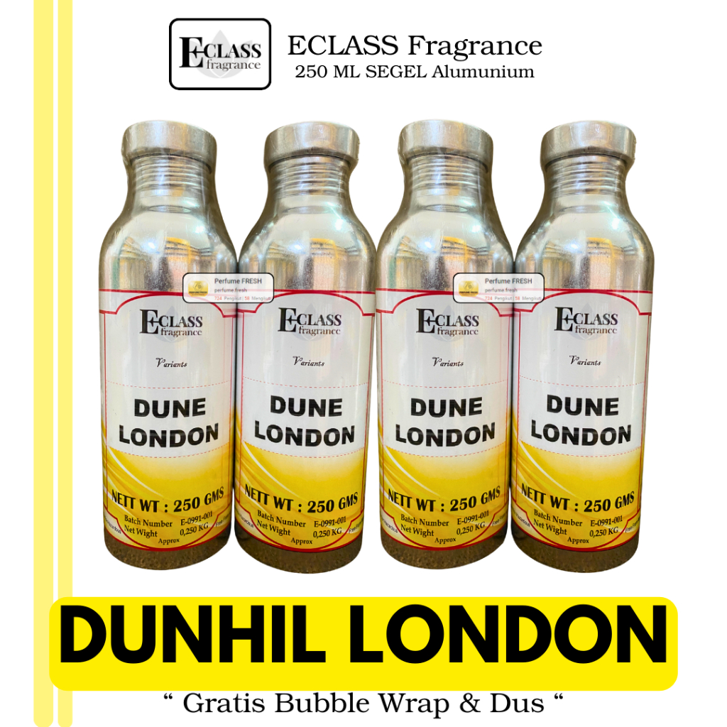 Bibit Parfum DUNE LONDON ( 250 ML SEGEL Alumunium ) ECLASS Fragrance