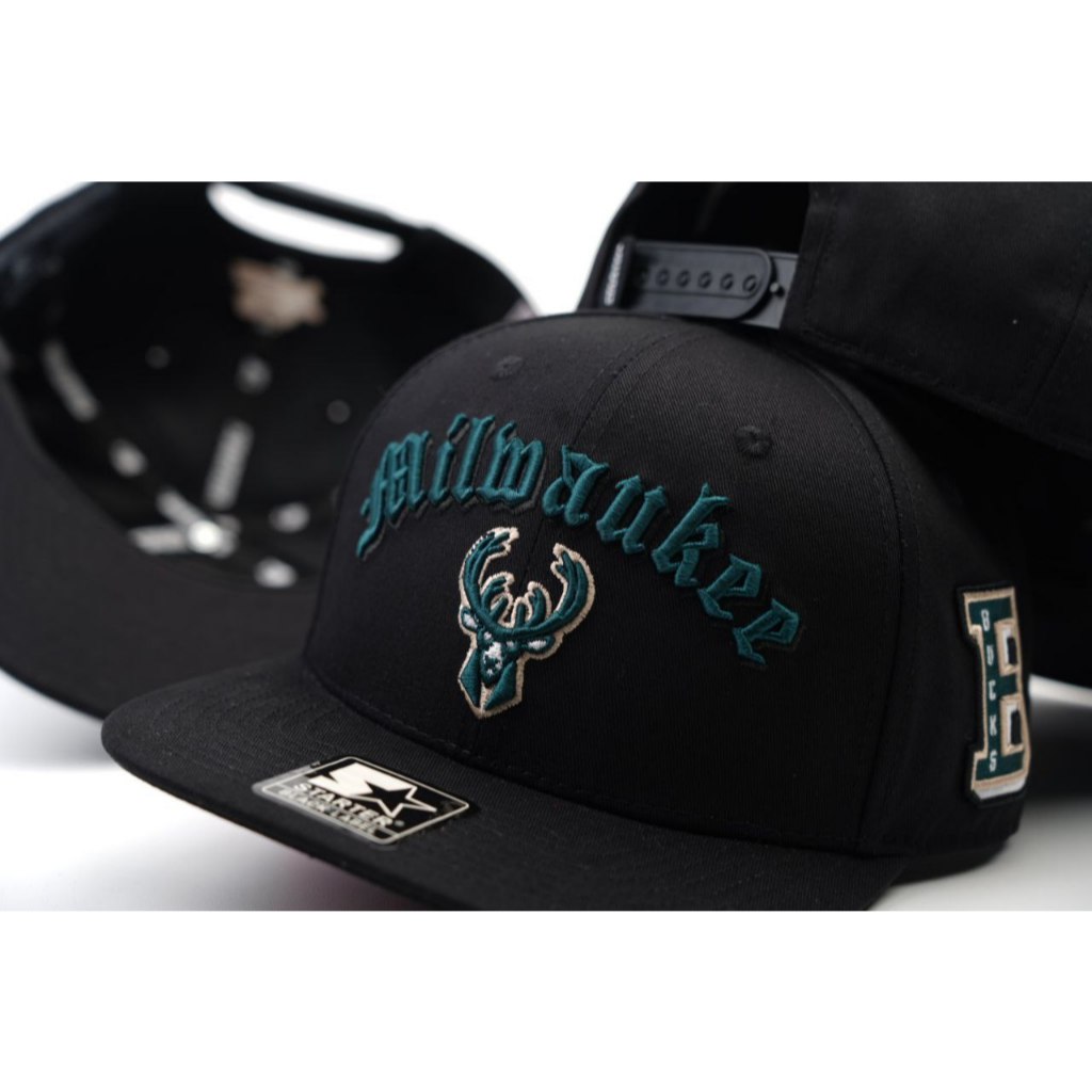 Topi Snapback Original Import Milwauke Bucks Baseball Cap Distro Fashion Pria Wanita Hip Hop Hat