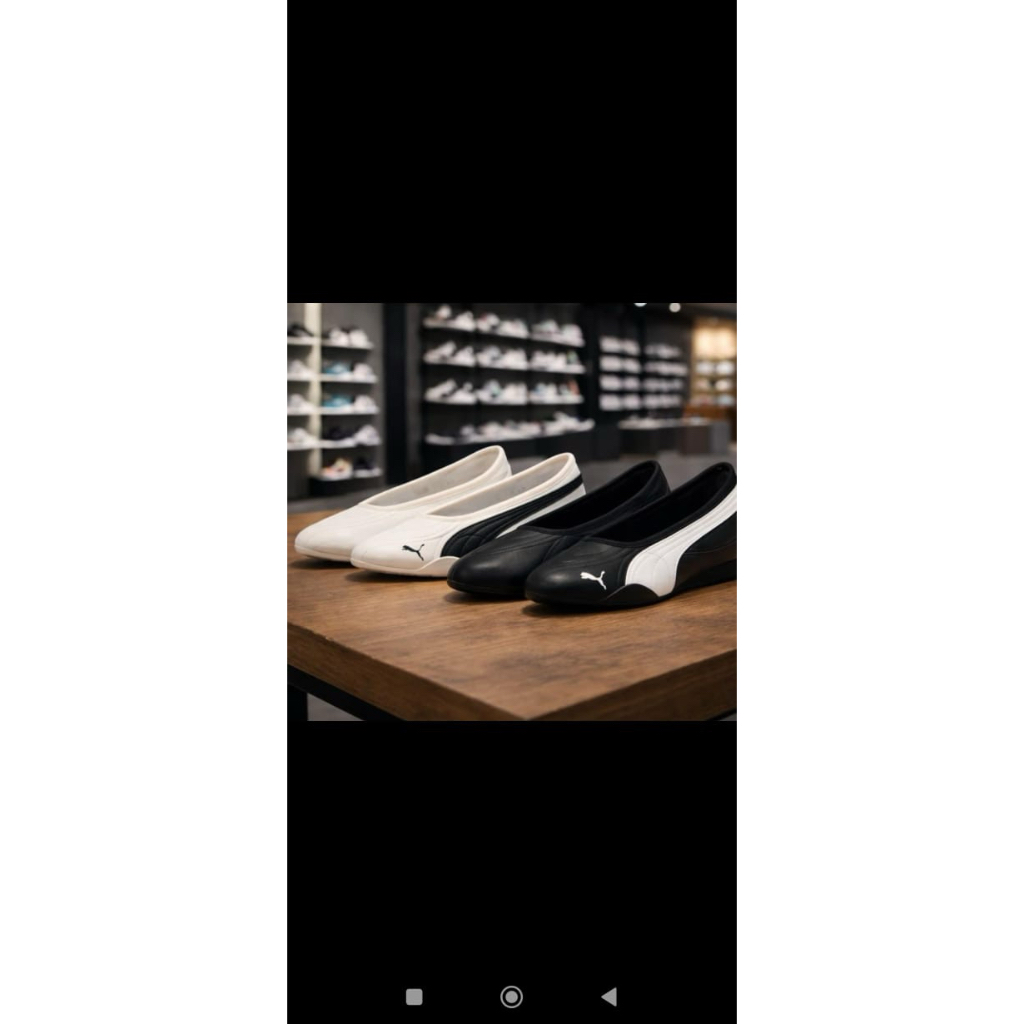 Sepatu 100% authentic/ original store puma catch soleil ballerina.