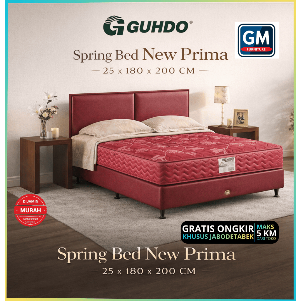 GUHDO SET Springbed New Prima 180x200cm Full set