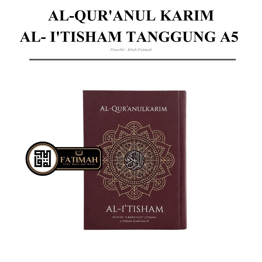 Alquran Samsia Alquran Qudwah Hasanah Al-I'tisham Kertas HVS Ukuran A5 14x21cm