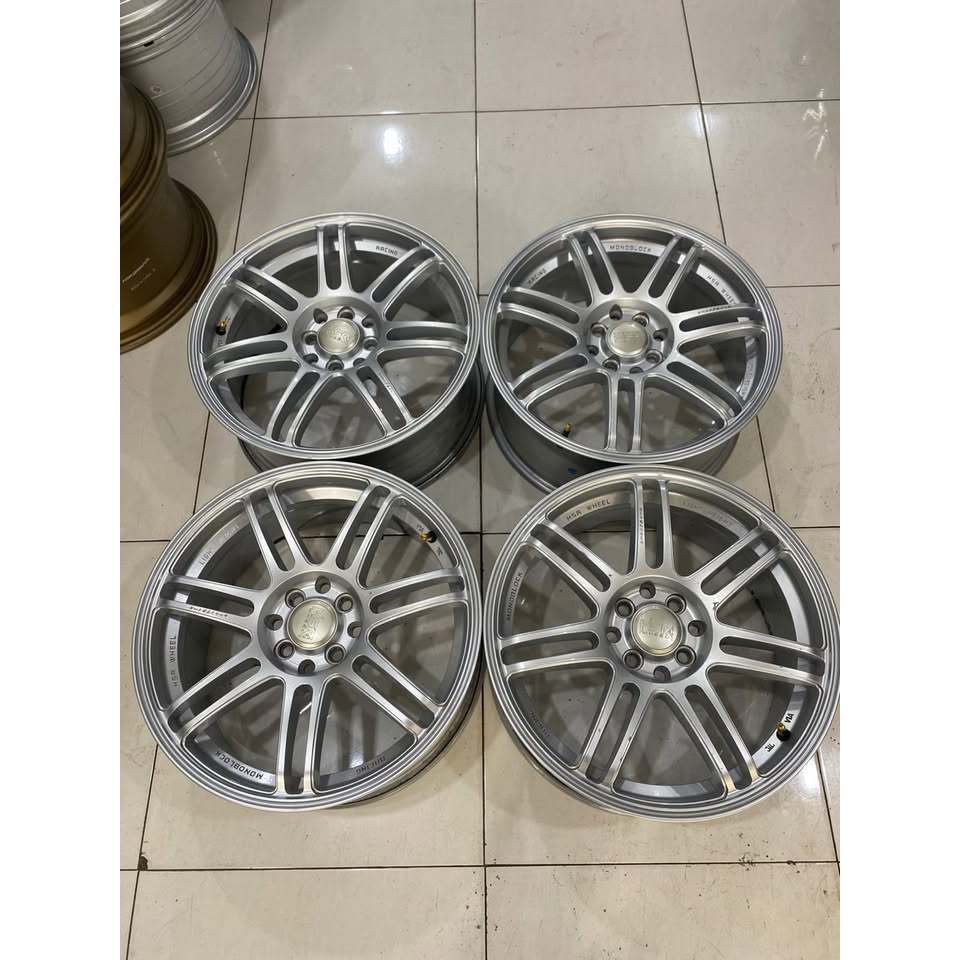 velg mobil bekas HSR Boon R17 pcd 4x100/ 114 cocok untuk Avanza Xenia Vios City Baleno BYD Ato