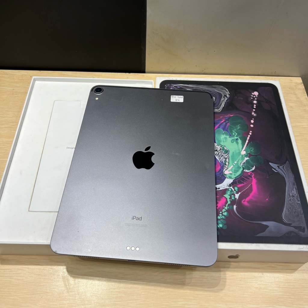 ipad pro 2018 64gb wifi 11 inchi fullset fungsional normal box original