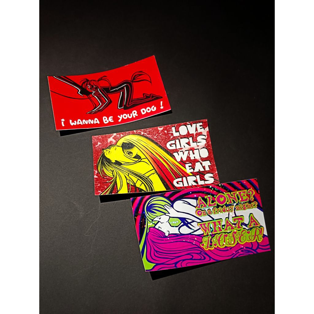 HOMOTRON 9000 original vinyl stickers by mx.iwa