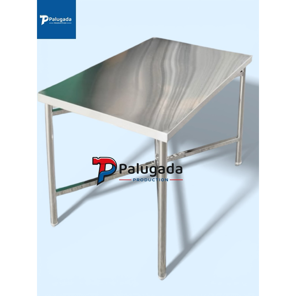 MEJA KAKI LIPAT STAINLESS STEEL