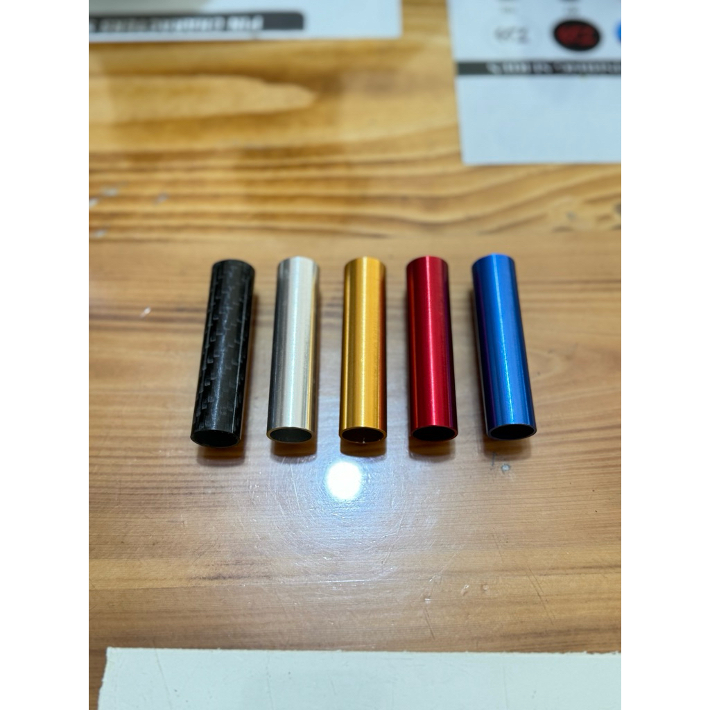 CARBON TUBE 3K & ALUMUNIUM TUBE GLOSSY UNTUK DALAM REEL SEAT JORAN PANCING