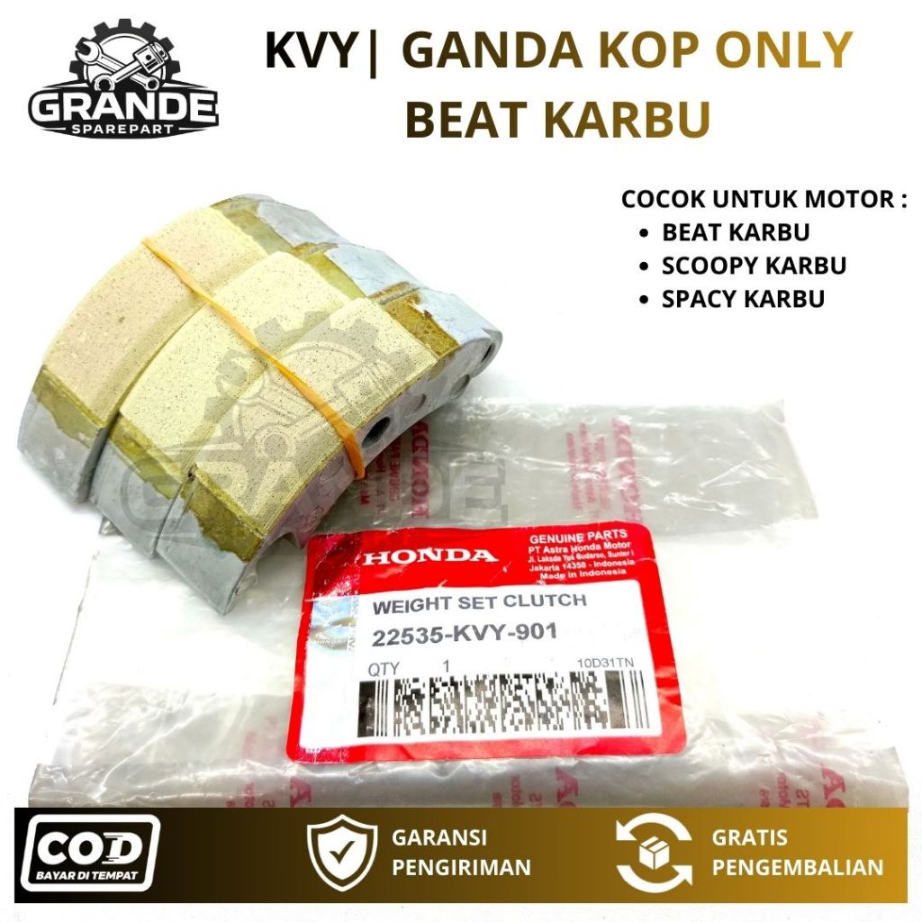 KVY KAMPAS GANDA BEAT KARBU / GANDA KOP ONLY SCOOPY KARBU / GANDA  BEAT KARBU MOTOR HONDA BEAT / GAN