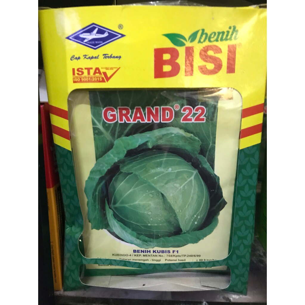 Benih Grand 22 F1 15 g (Kol/Kubis)