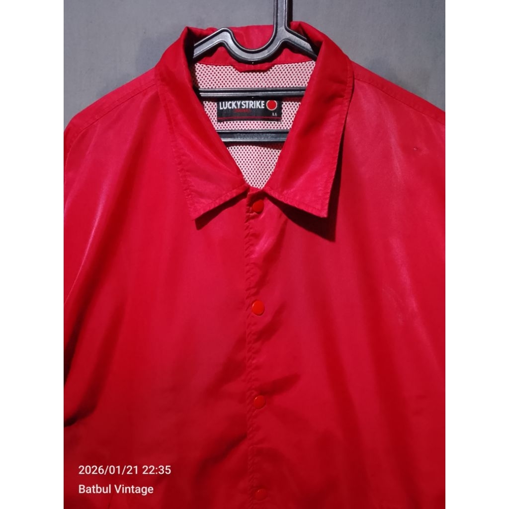 Rain Jacket Vintage Lucky Strike