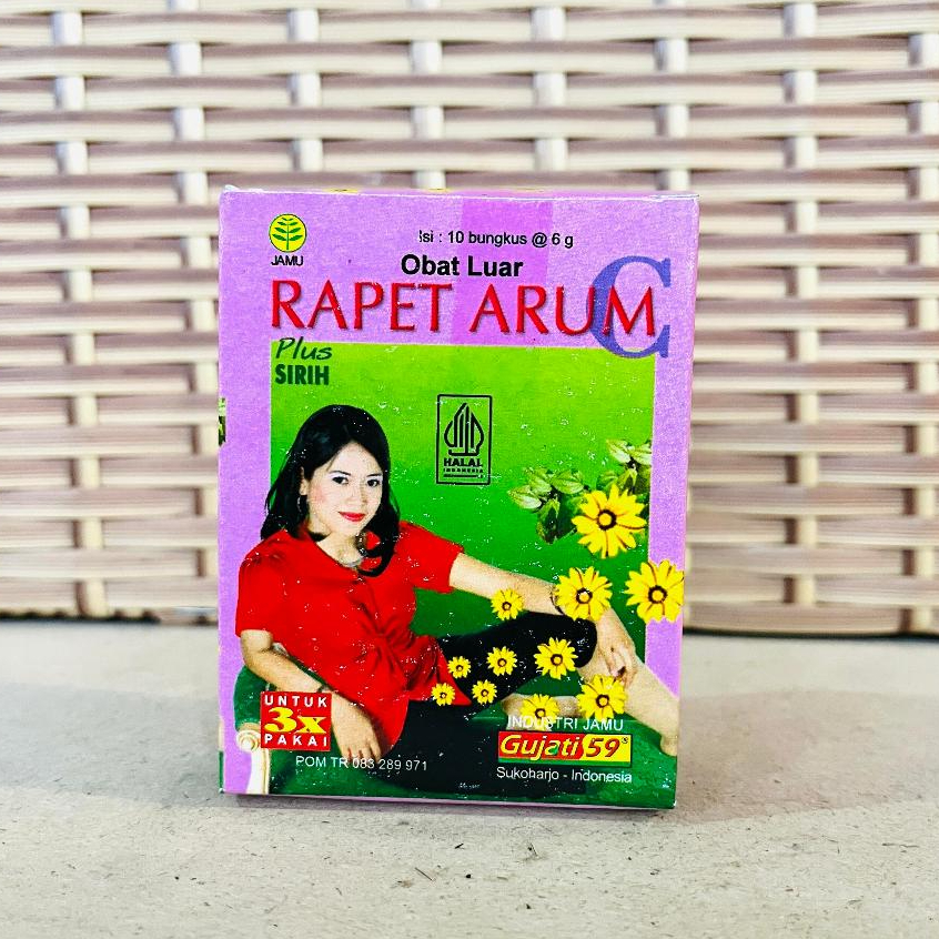 Rapet Arum Cebok Gujati Isi 10 Sachet