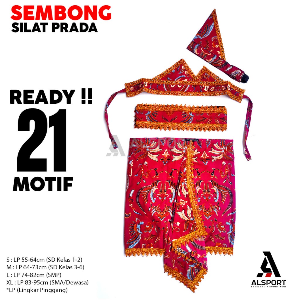 SEMBONG SILAT PRADA / DODOT SILAT / AKSESORIS SILAT